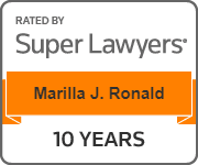 Rated By Super Lawyers | Marilla J. Ronald | 10 Years
